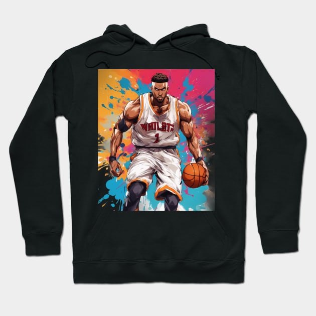 basketball shoe Hoodie by animegirlnft